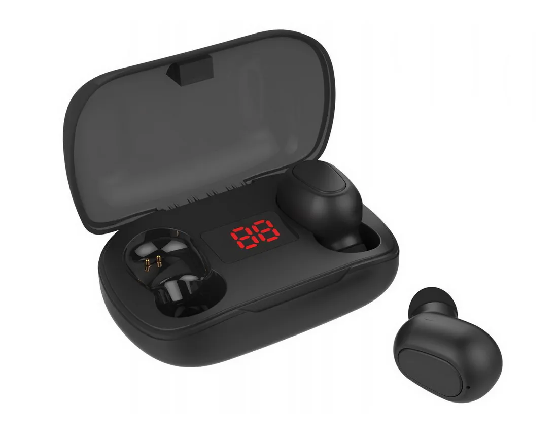 MEANIT B100 TWS BLUETOOTH EARPHONES W/MIC BLACK