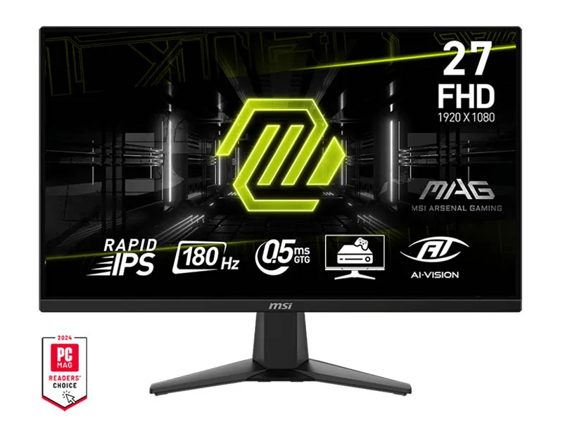 Monitor 27" MSI MAG 275F eSports Gaming IPS/1ms/180Hz/FHD/HDMI/DP/Tilt