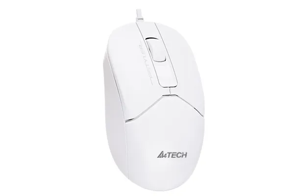 Mouse A4 FM12S Silent 1200 DPI USB White