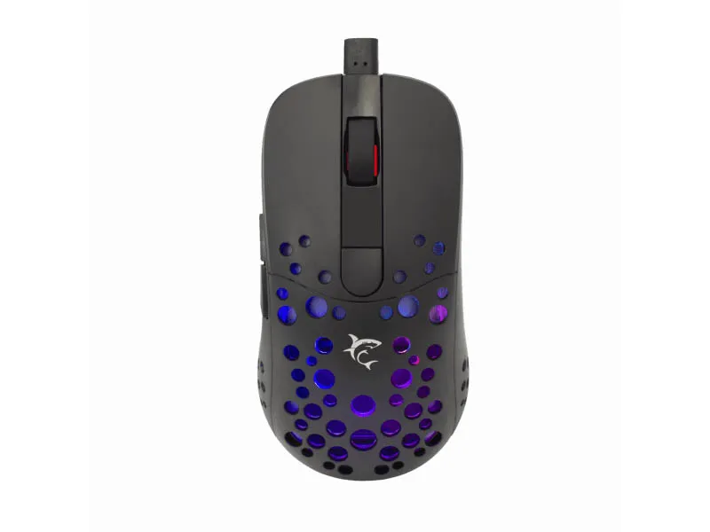 Mouse White Shark Gaming Tristan 2 12000dpi RGB Black