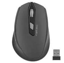 NATEC WIRELESS MOUSE SISKIN SILENT 2400DPI BLACK-GRAY