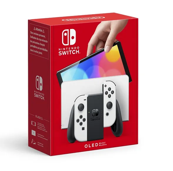 NINTENDO SWITCH OLED CONSOLE WHITE EU
