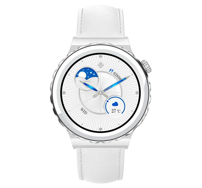 North Edge Healthcare Watch E23 White with Heart Rate, Blood Pressure,