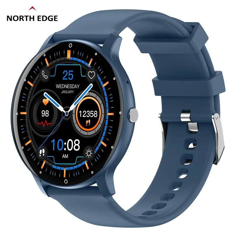 North Edge Healthcare Watch NL02C Pro Blue with Blood Pressure, Heart
