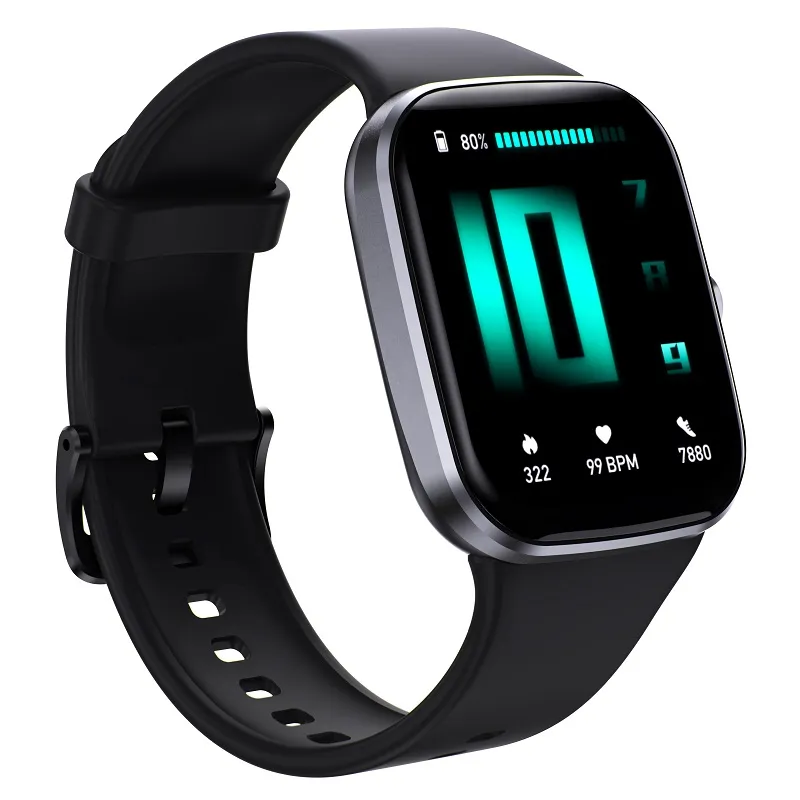 North Edge Healthcare Watch Q32 Black with Heart Rate, Blood Pressure,