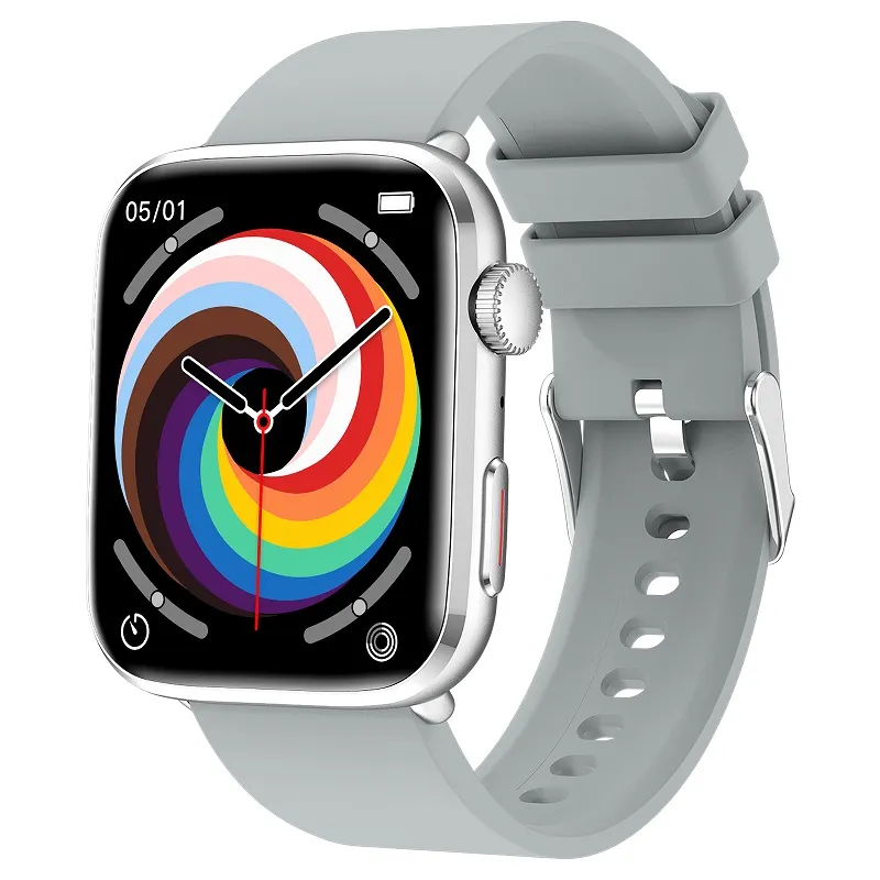North Edge Healthcare Watch T92 PRO Silver with Heart Rate, Blood Pres