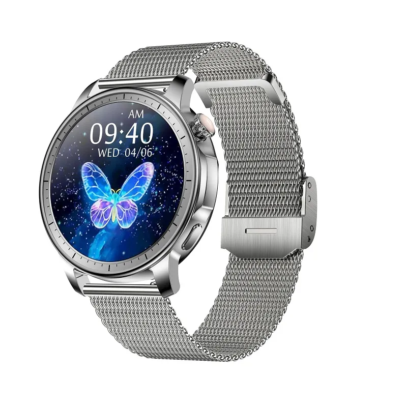 North Edge Healthcare Watch V65 Silver with Heart Rate, Blood Pressure