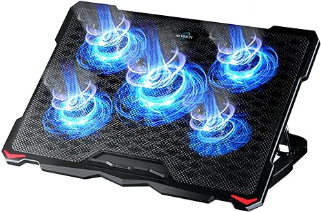 Notebook Stand Platinet PLCP5FB up to 17.3"/5x Fan/2xUSB/Blue Led