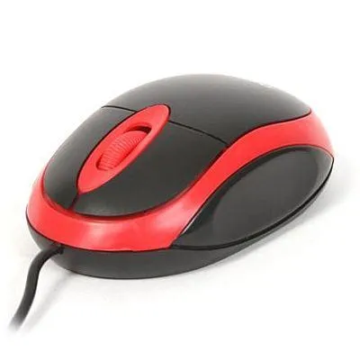 OMEGA OM-06VR 3D OPTICAL MOUSE RED/BLACK