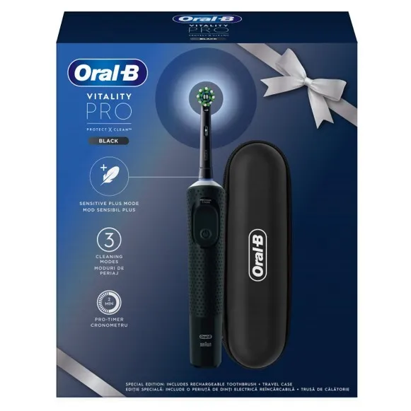 ORAL B POWER PRO TC BLACK GIFT BOX
