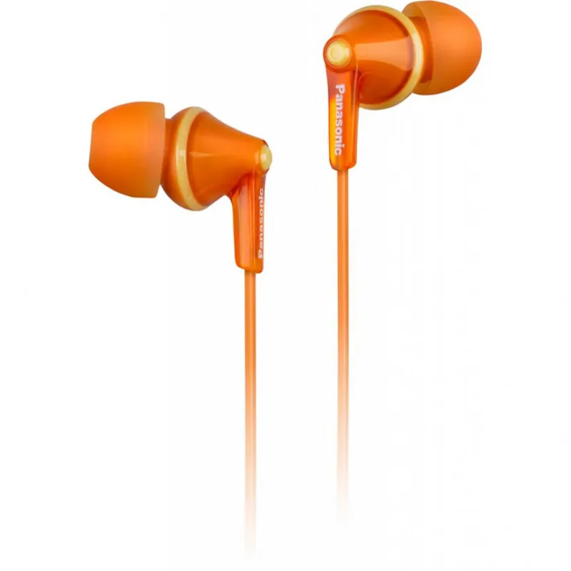 PANASONIC RP-HJE125E-D EARPHONES W/MIC ORANGE