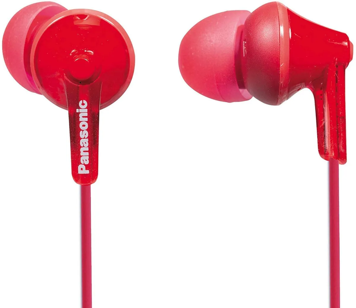 PANASONIC RP-HJE125E-R EARPHONES W/MIC RED