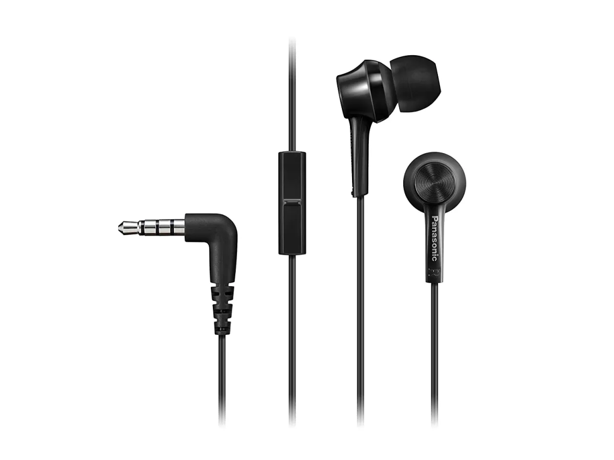 PANASONIC RP-TCM115E-A EARPHONES BLACK