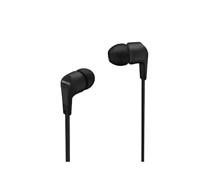 PHILIPS 1105 EARPHONES W/MICROPHONE BLACK