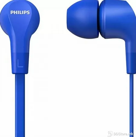 PHILIPS 1105 EARPHONES W/MICROPHONE BLUE
