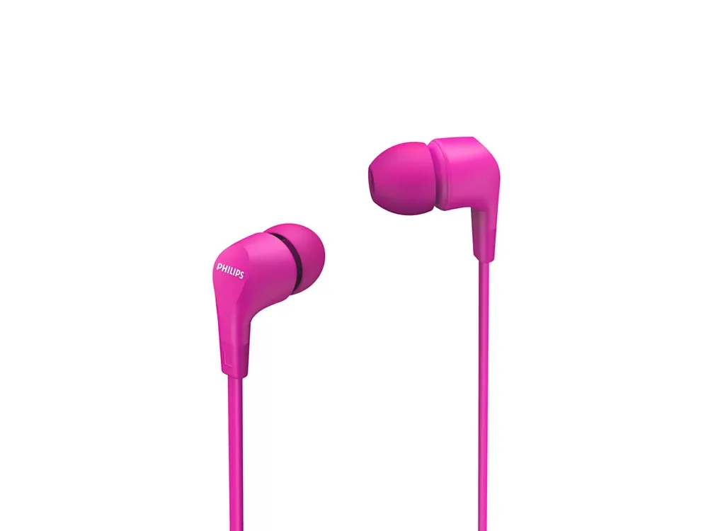 PHILIPS 1105 EARPHONES W/MICROPHONE PINK