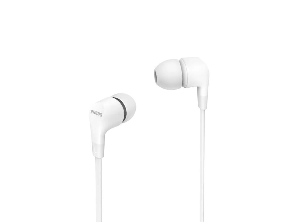 PHILIPS 1105 EARPHONES W/MICROPHONE WHITE
