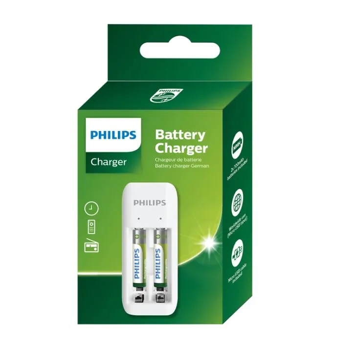 PHILIPS BATTERY SLIM CHARGER 2xAA/AAA 700MAH