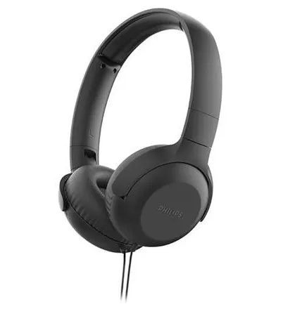 PHILIPS HEADPHONES TAUH201 W/MICROPHONE BLACK