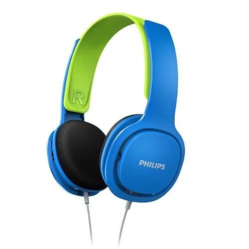 PHILIPS KIDS SHK2000 HEADPHONES BLUE & GREEN