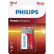 PHILIPS POWER 9V LITHIUM BATTERY 1 PACK