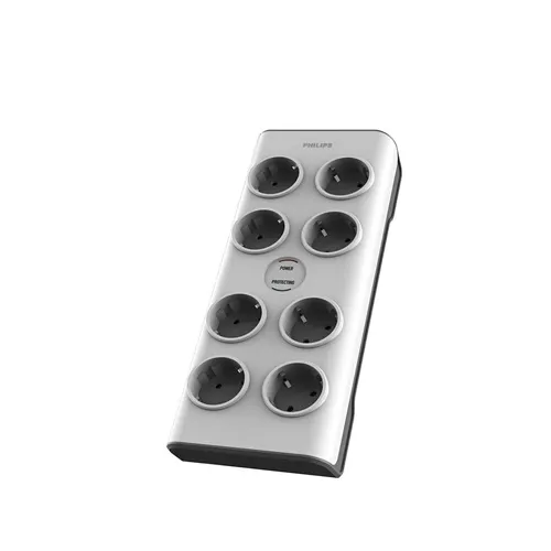 PHILIPS POWER PROTECTOR 8 SOCKETS 2M WHITE