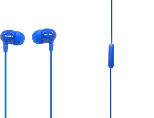 PHILIPS SHE3555 EARPHONES W/MICROPHONE BLUE