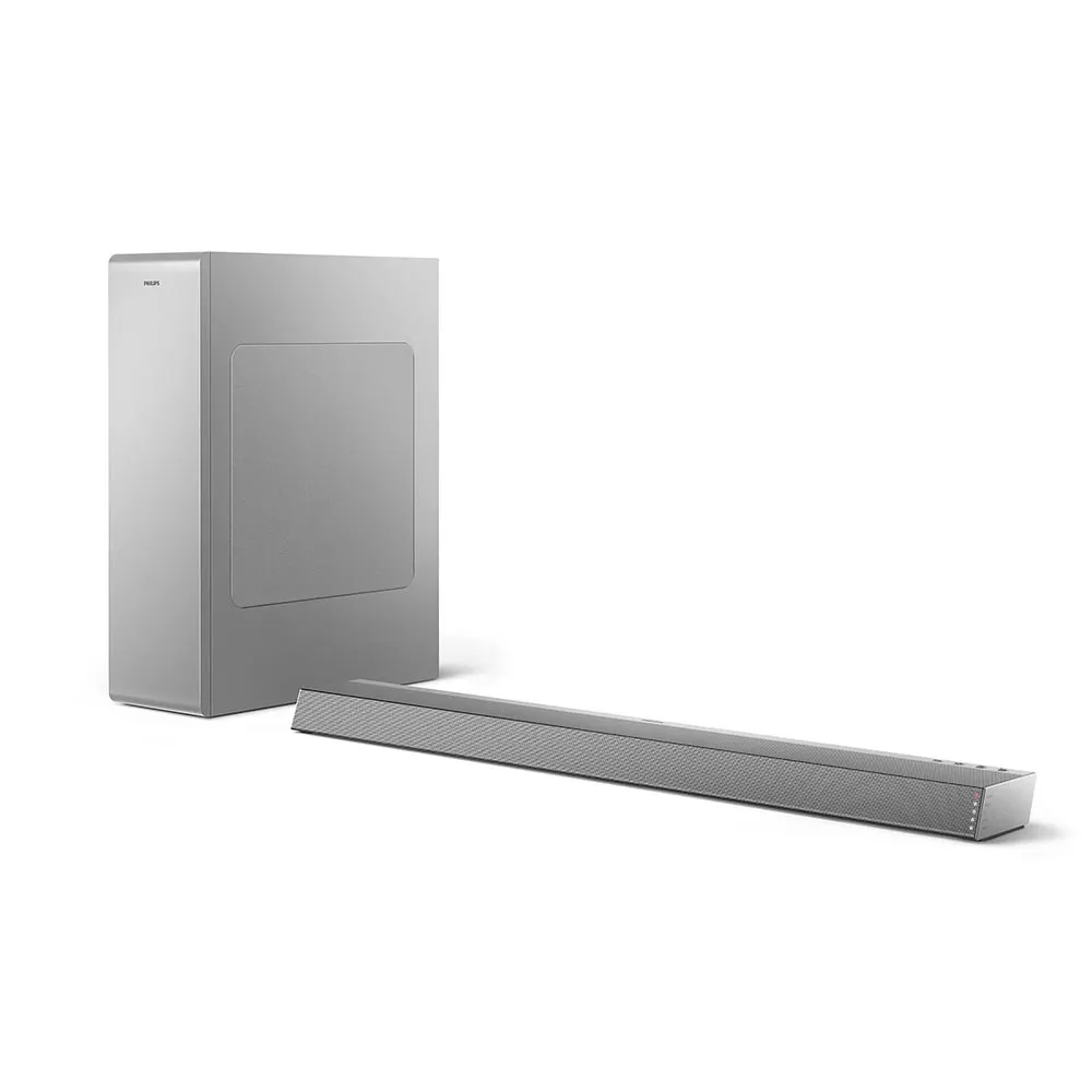 PHILIPS TAB 6405 2.1 CH SOUNDBAR W/WIRELEES SUBWOOFER GREY
