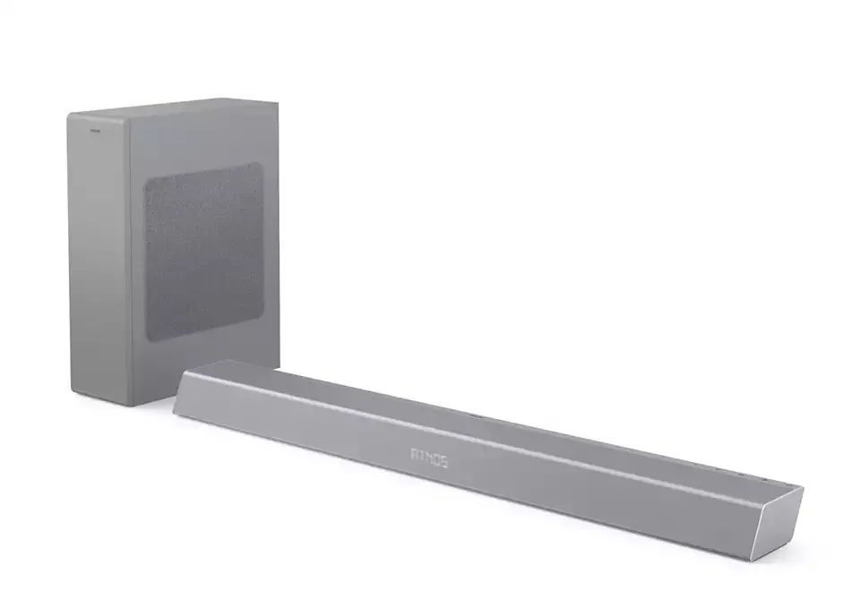PHILIPS TAB 8505 2.1 CH SOUNDBAR W/WIRELEES SUBWOOFER GREY