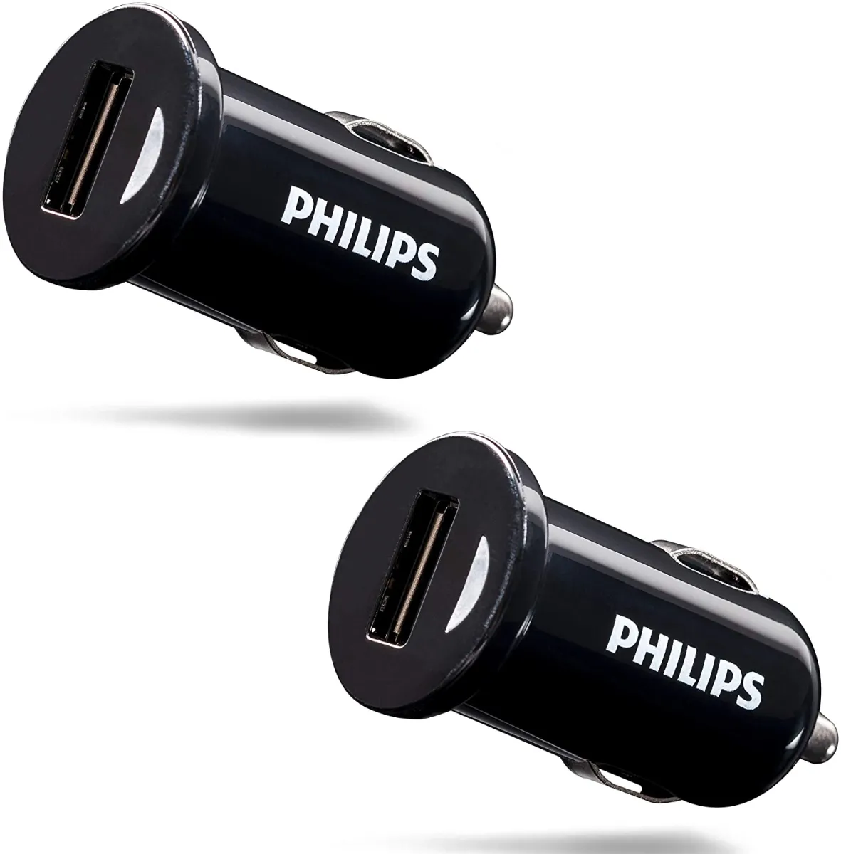 PHILIPS TYPE-C & USB-A DUAL SOCKET USB CAR CHARGER