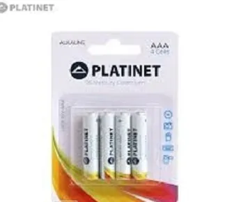 PLATINET BATERIES AAA 4PACK ALKALINE PRO