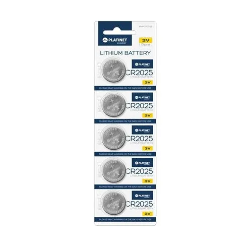 PLATINET BATERIES CR2025 1 BLISTER