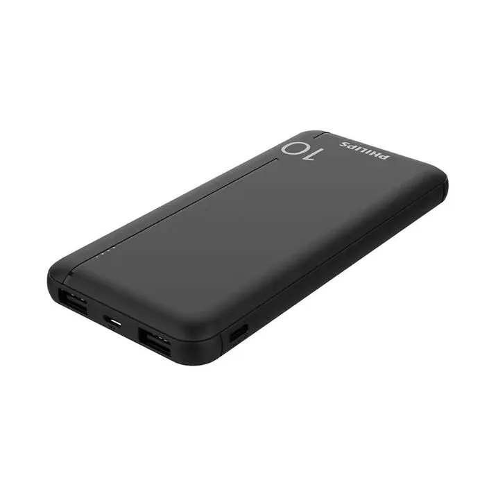 Power Bank Philips Fast Charge 10000mAh Black
