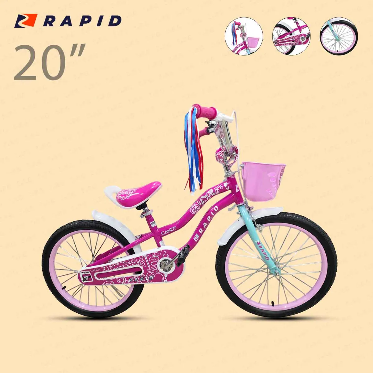 RAPID 20 CANDY PINK ВЕЛОСИПЕД