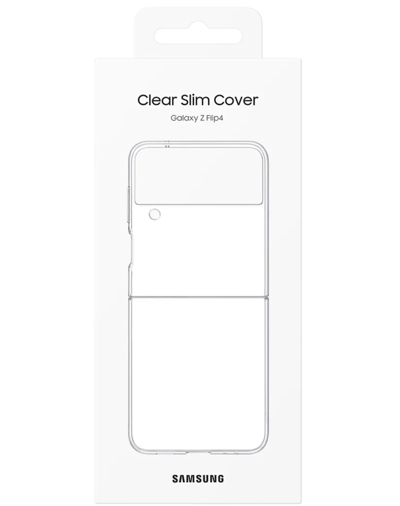 SAMSUNG CASE FOR GALAXY FLIP 4 SILICONE TRANSPARENT