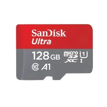 SANDISK ULTRA MICRO SDXC 128GB + SD ADAPTER 140MB/s A1 CLASS 10 UHS-I