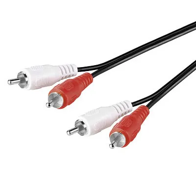 SBOX 2xRCA TO 2xRCA M/M 1.5m CABLE