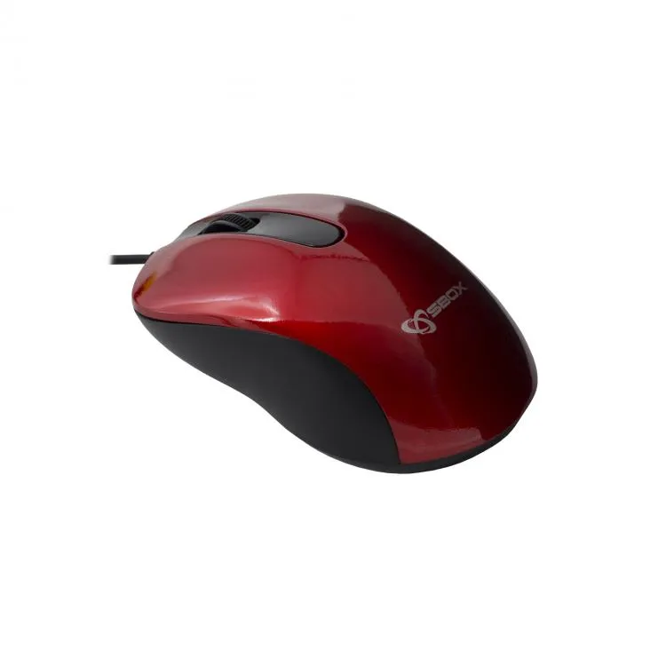 SBOX M-901 MOUSE USB RED