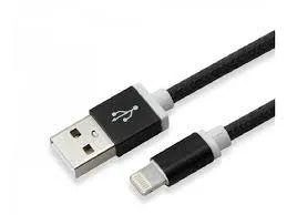SBOX USB CABLE FOR APPLE LIGHTNING 1,5M BLACK