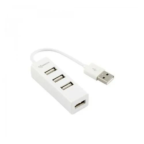 SBOX USB HUB 4-PORT 2.0 WHITE