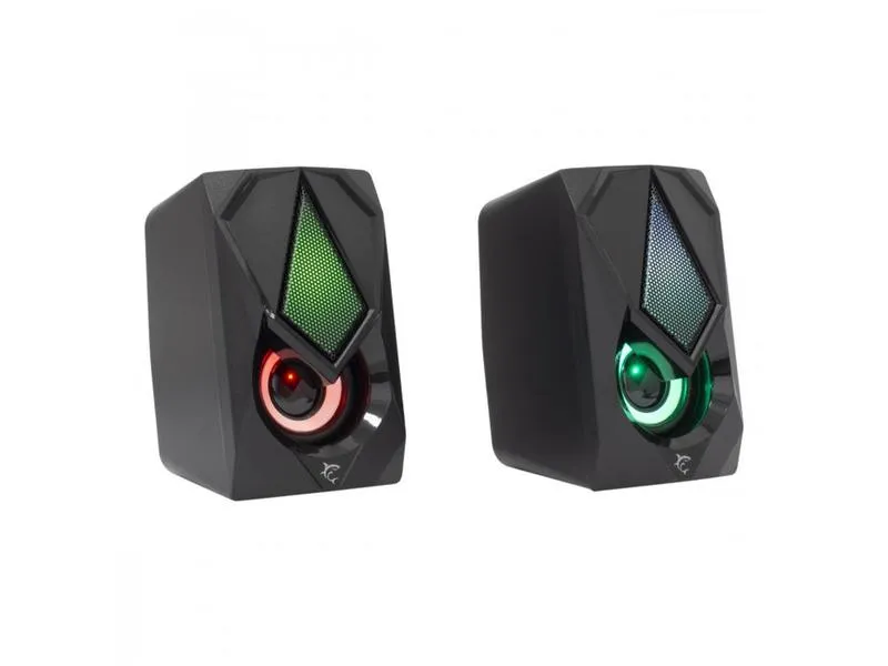 SBOX WHITE SHARK BEAT 2.0 RGB SPEAKERS