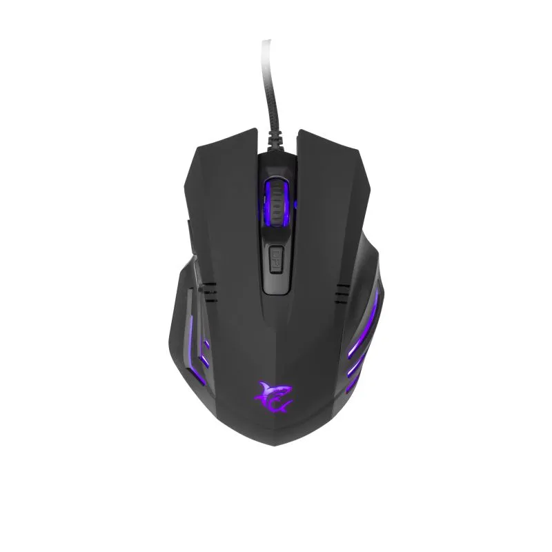 SBOX WHITE SHARK GAMING HANNIBAL 2 3200DPI BLACK MOUSE