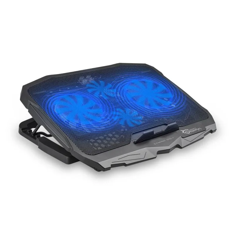 SBOX WHITE SHARK ICE WARRIOR NOTEBOOK STAND UP TO 17.3" 4xLED FANS