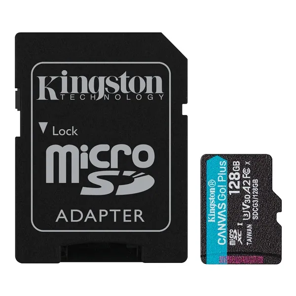 Secure Digital Micro Kingston 128GB SDXC Canvas Go Plus cl10 170R/90W