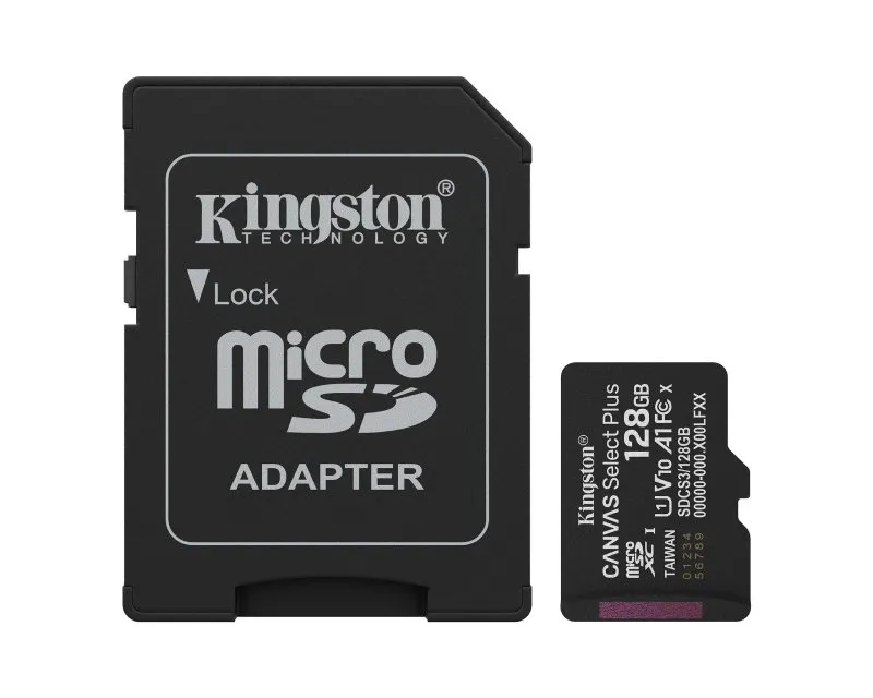 Secure Digital Micro Kingston 128GB SDXC Canvas Select Plus cl10 UHS-I