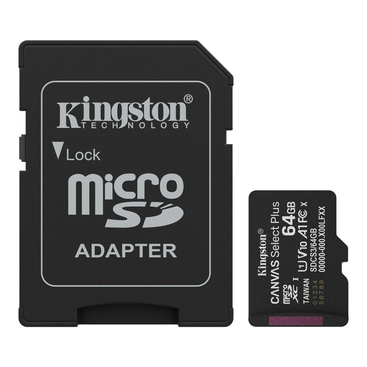 Secure Digital Micro Kingston 64GB SDXC Canvas Select Plus cl10 UHS-I