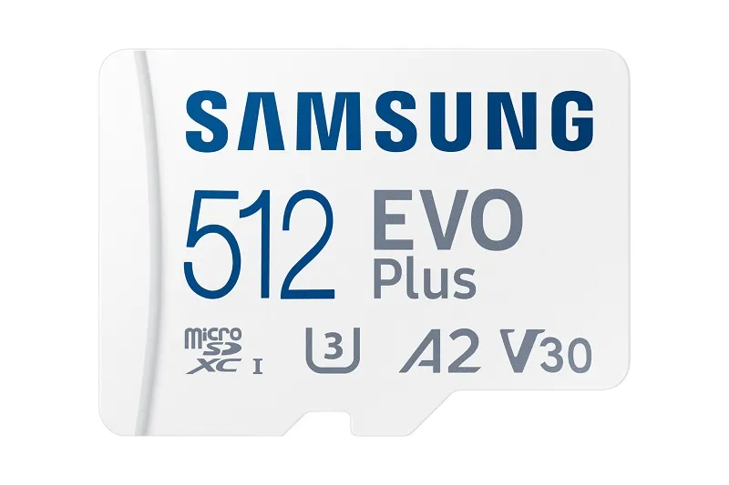 Secure Digital Micro Samsung 512GB SDXC EVO Plus cl10 160 MB/s UHS-I U