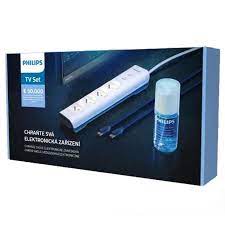 Set Philips -Power Protector 2m 4 Sockets White, Cable HDMI M/M 1.8m,