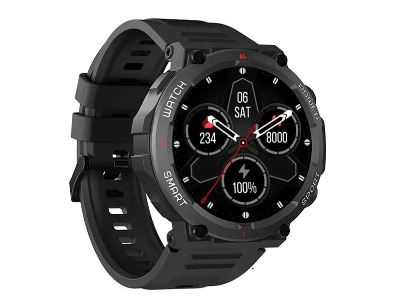 Smartwatch Blackview W50 Black 1.39" Heart rate/IP68 Waterproof/BT Cal