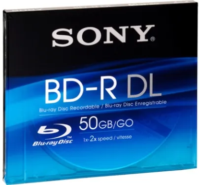 SONY BD-R DL 50GB BNR50AV RECORDABLE
